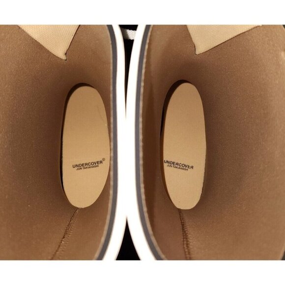 Jun Takahashi x Undercover Rain Boots Size L 9-9.5 42 Mens Ivory GRAIL! - Picture 10 of 13